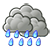 多雲短暫陣雨